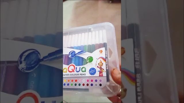 sketch pen | Color pencil unboxing Baby toons n kids education смотреть онлайн