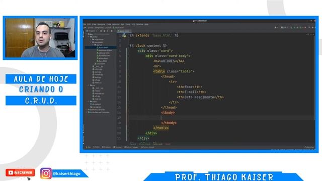 Criando um CRUD - Projeto Django - Parte 1 - CRIANDO um CRUD смотреть онлайн