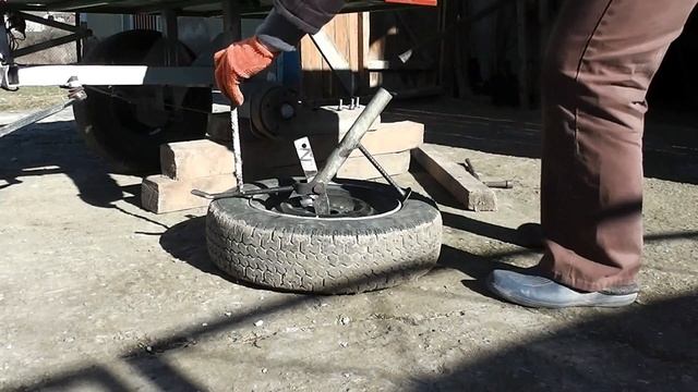 Приспособление для бортировки шин смотреть онлайн