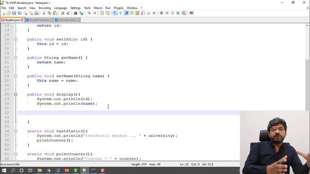 Lec10 - OOP/Java Static Variables, Methods and Blocks (Urdu / Hindi) смотреть онлайн