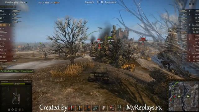 WOT: Erlenberg - Object 268 - 11 frags - смотреть онлайн