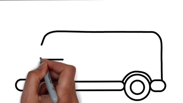 Bolalar uchun avtobus chizish/Drawing school bus for children/Рисунок школьный автобус для детей смотреть онлайн