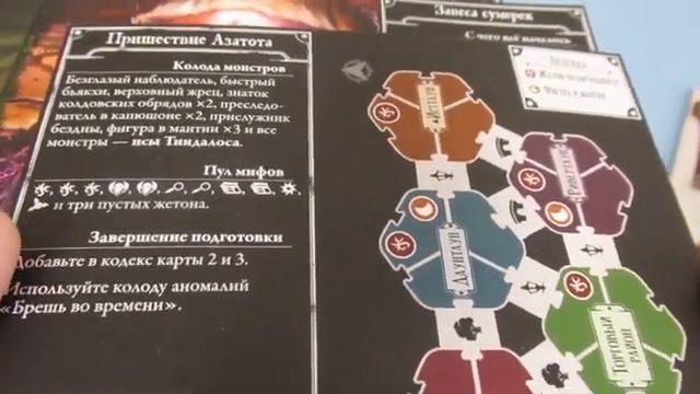 Ужас Аркхэма. 3-я редакция: Распаковка настольной игры смотреть онлайн