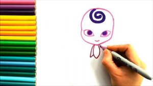 Как нарисовать Нуру из «Чудесной Леди баг»