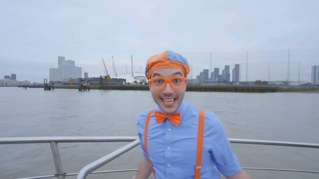 Blippi Explores London On A Party Boat! | Educational Videos for Kids смотреть онлайн