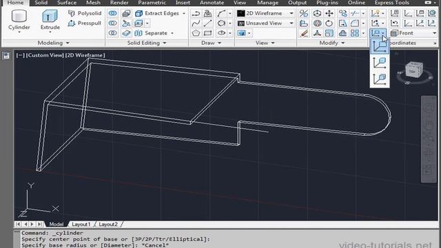 AutoCad 3d Modeling 67 ( Exercise ) смотреть онлайн
