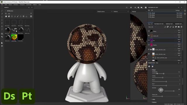 Vector map mask for Substance Painter смотреть онлайн