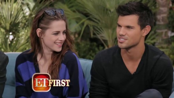 Интервью Роберта, Тейлора и Кристен для ЕТ 2