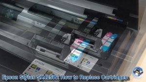 Epson Stylus SX425W: How to Change/Replace Ink Cartridges
