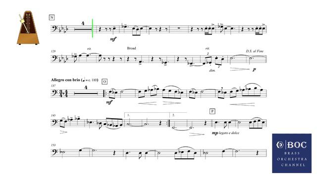 Don Haddad - Suite for tuba, Tuba Solo play along (original piano accompaniment) смотреть онлайн