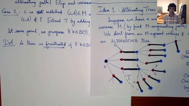 CSE202, Lec 2: Edmond's blossom algorithm смотреть онлайн