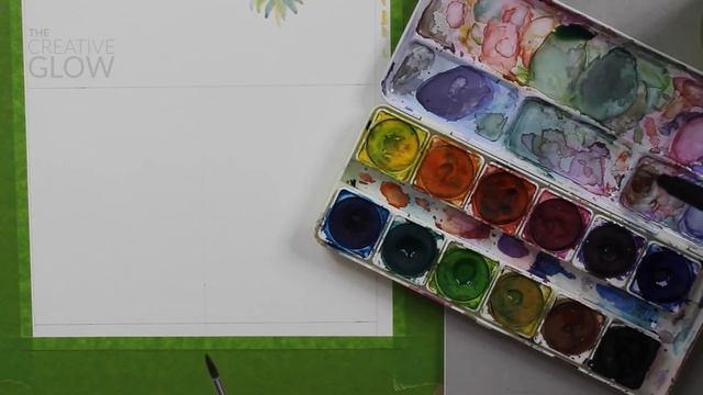 DIY Watercolour New Year/Christmas Cards