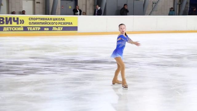 Полина Попова, КП (Polina Popova, SP), старшие, Первенство Москвы младшего возраста 2019 смотреть онлайн