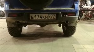 Двойной выхлоп нива шевроле