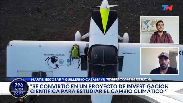 Son argentinos y crearon un avión experimental que unirá Ushuaia con Alaska por el cambio climático смотреть онлайн