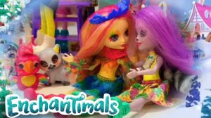 Куклы Энчантималс на ? Шоу Сияющих звёзд ? в ❄️ Снежной Долине ❄️ Royal Enchantimals ?