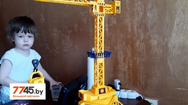 Подъемный кран на пульте управления BIG MOTORS Видеоотзыв (обзор) Виталия смотреть онлайн
