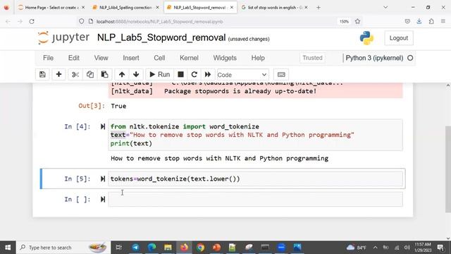 Stop word removal: NLP Data Preprocessing for Deep Learning በአማርኛ (Lab 10) смотреть онлайн