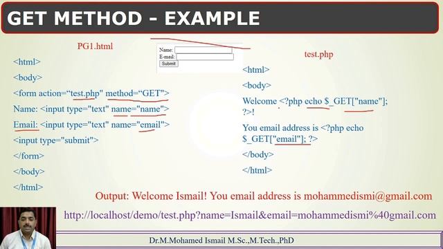 Form Handling in PHP | Web Development using PHP | V.H.N.S.N.College (Autonomous) смотреть онлайн