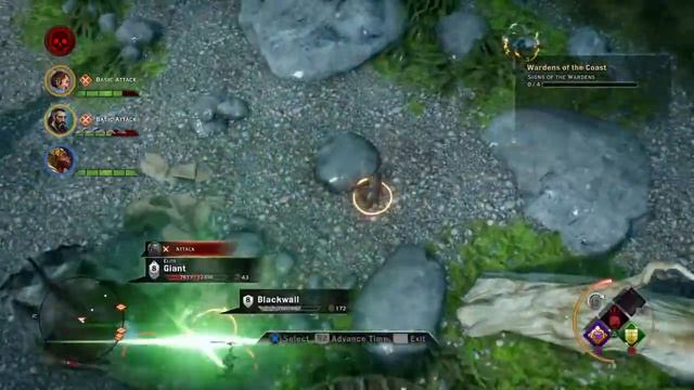 Dragon Age™: Inquisition - Dragon and Giant fighting on the forgotten shore смотреть онлайн