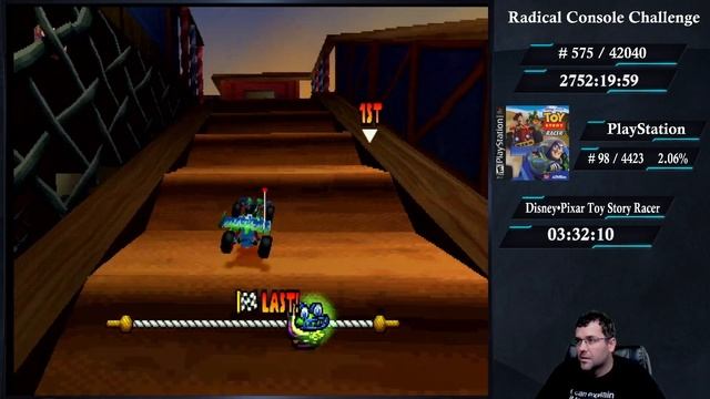 Every Console Game #575 - PS1 #98 - Disney•Pixar Toy Story Racer смотреть онлайн