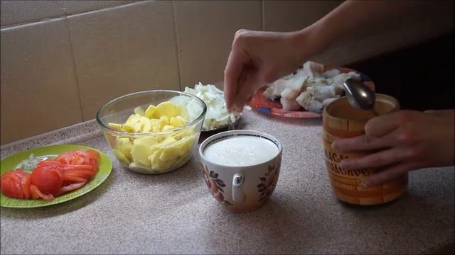 PASTEL de BACALAO con PATATAS/Картофельная запеканка с треской смотреть онлайн