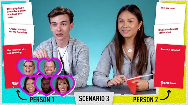Are These Red Flags Too Much?! | Adults Play Red Flags! смотреть онлайн