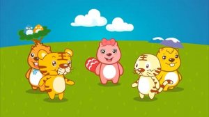 两只老虎   经典儿歌；Два тигра,  классические китайские детские стишки；китайский язык, Children learn Chines