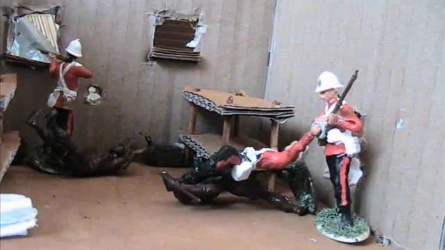 rorkes drift zulu war stop frame animation part 2 смотреть онлайн