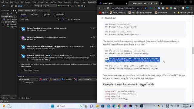 C# TensorFlow .NET ile Makine Öğrenimine Giriş #1 смотреть онлайн