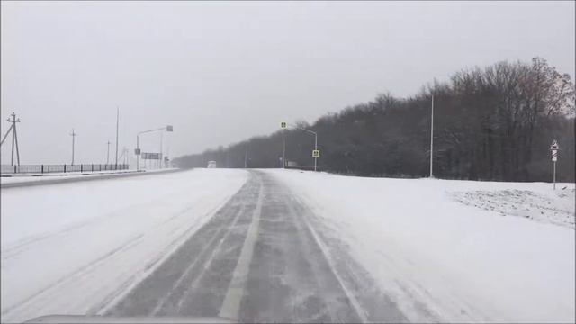 iPhone 6 60fps demo video 1 (1,04min, road, snow). смотреть онлайн