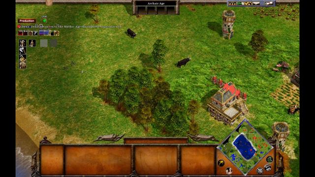 Age Of Mythology-(Aom) Популярна в наши дни? Сражение двух новичков*
