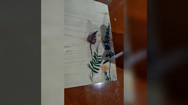 Декупаж по дереву смотреть онлайн