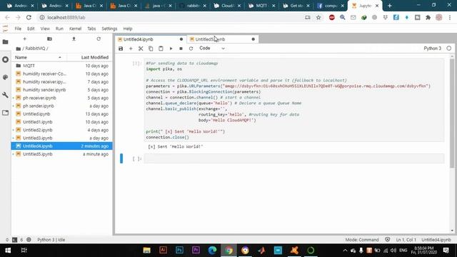 Creating Publish Subscribe Service Using Python + CloudAmqp смотреть онлайн