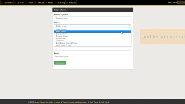 Music Tutor's Hero tutorial - How to create a lesson page. смотреть онлайн