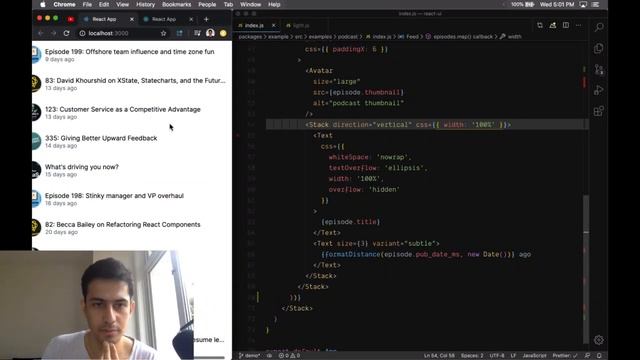 Livestream: Day 1, Building a podcast app with React UI смотреть онлайн