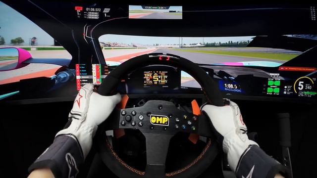 Improve my Laptime and SA on Misano for ACC LFM Rookie License | Sim Racing POV Fanatec CSL DD Whee смотреть онлайн