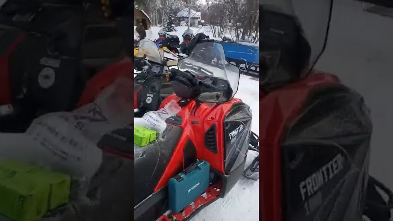 Снегоход Frontier 1000 на гонке Берингия-2022 экспедиц оборудование смотреть онлайн