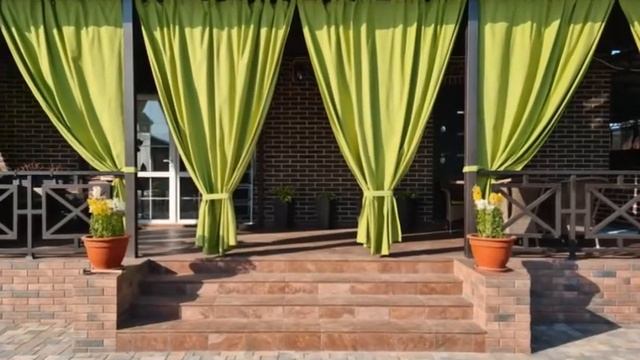 Уличные шторы в беседку. Обзор наших работ. Пошив из водонепроницаемых тканей. смотреть онлайн