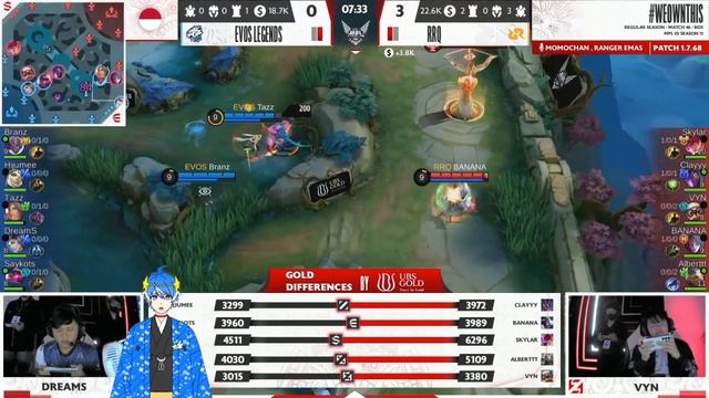 【MPL ID S11 WEEK 6】UDAH KAYAK 4 VS 5, KADITA DREAMS SAMA SEKALI GAK MAIN | RRQ VS EVOS MATCH 3 смотреть онлайн