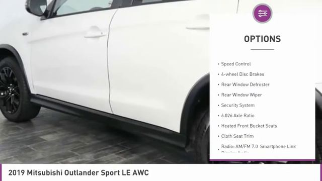 2019 Mitsubishi Outlander B304085 смотреть онлайн
