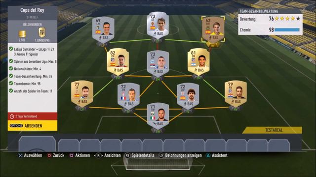 Fifa 17 Billige Lösung Copa del Rey SBC Squad Builder Challenge Startelf - Deutsch Alex96 смотреть онлайн