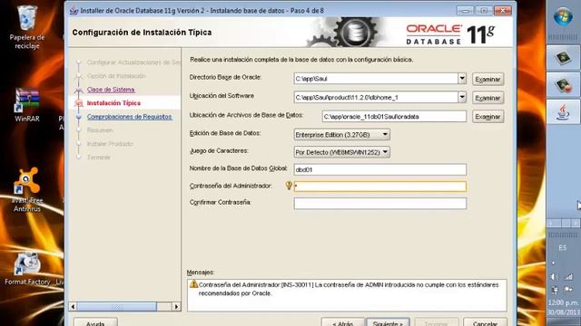 INTALACION ORACLE 11 G EXPRESS смотреть онлайн