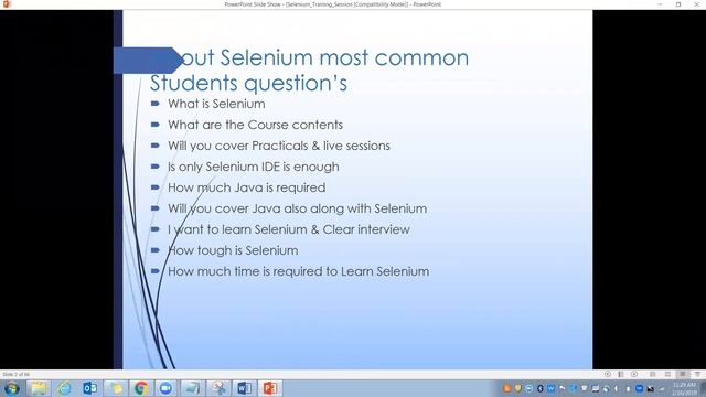 Career and Job Opportunities with Selenium java Automation Testing Day 1 Demo Training смотреть онлайн