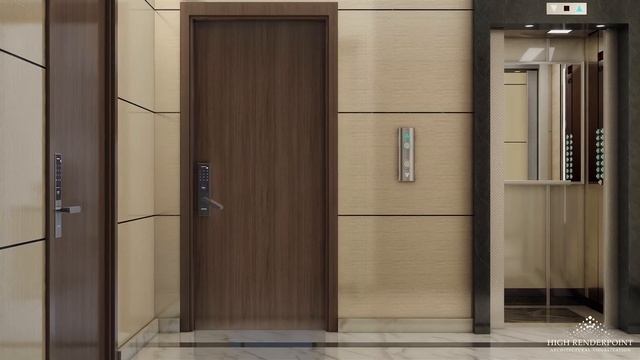 High-rise apartment architectural walk-through By High renderpoint смотреть онлайн