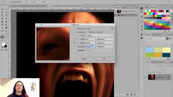 From Effective ppi of 300 to 72 ppi (PS and IND)