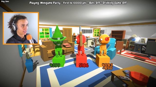 CAN YOU SURVIVE THE COLLAPSING PLATFORM?! (Party Panic) смотреть онлайн