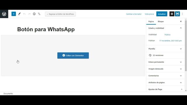 Botón flotante de WhatsApp para WordPress usando Elementor смотреть онлайн