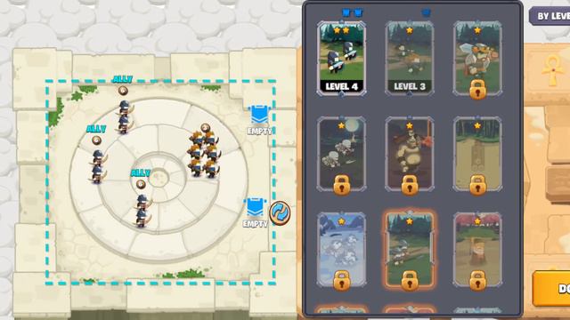 Fantasy Legion : Army Battler - Gameplay Android смотреть онлайн