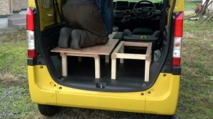 HONDA N-Van　DIY　寝れるようにベッドを作ってみた